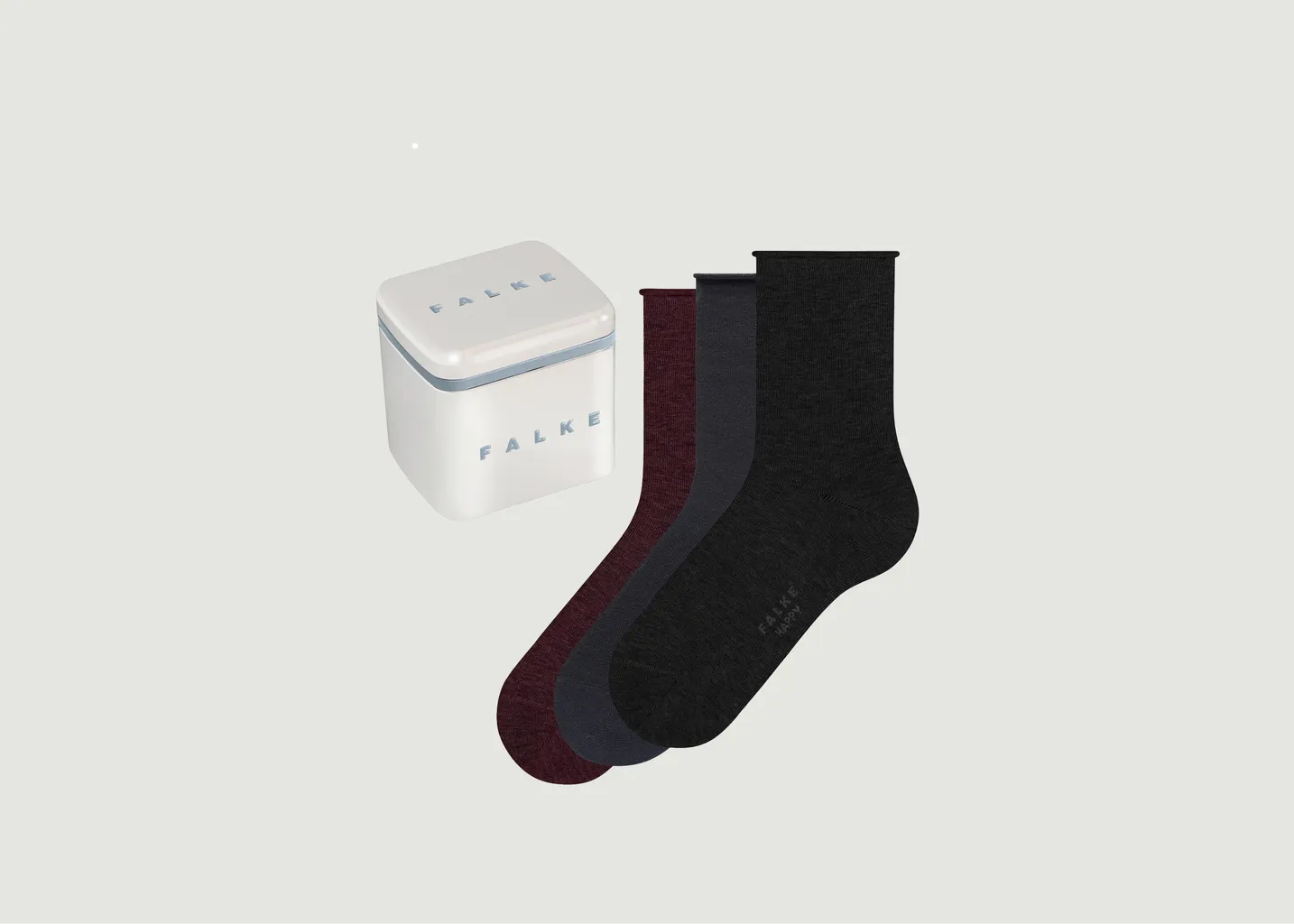 Lot de 3 paires de chaussettes Happy Box Falke