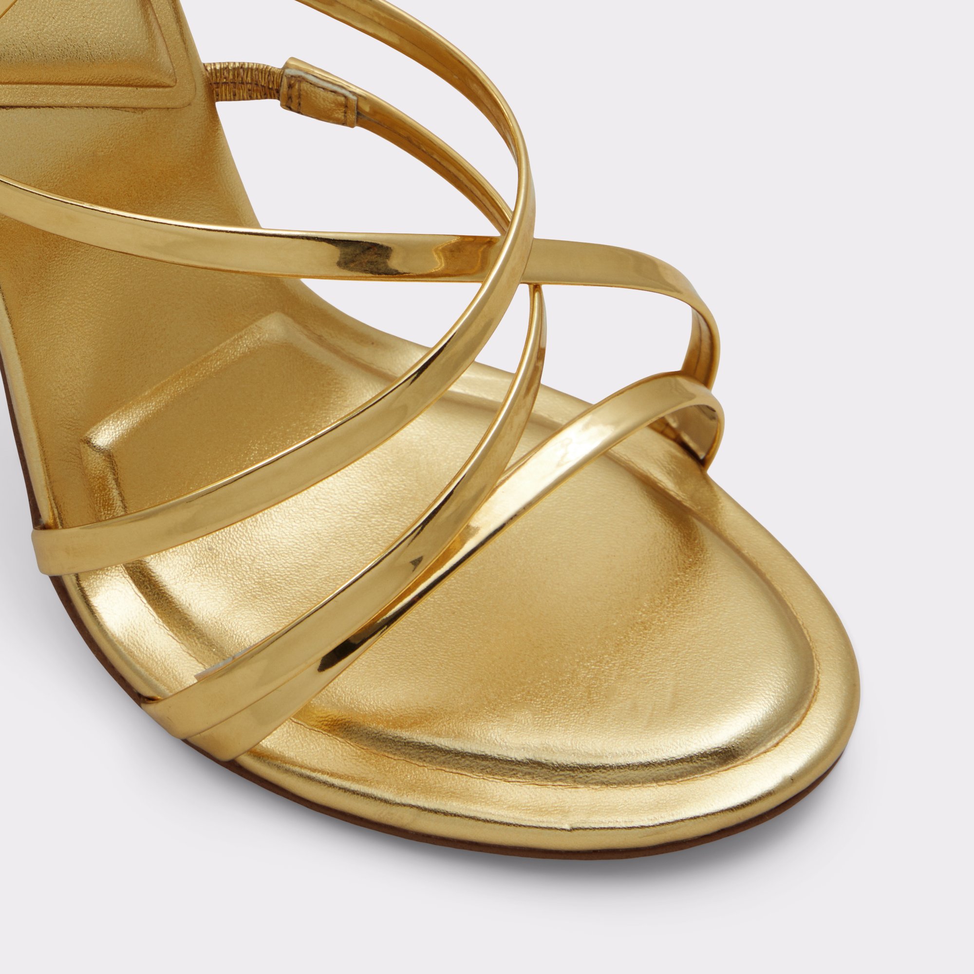 Bamba Gold Women Strappy Sandals