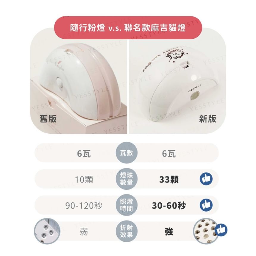 Cosplus - Maji Meow LED-nagellamp