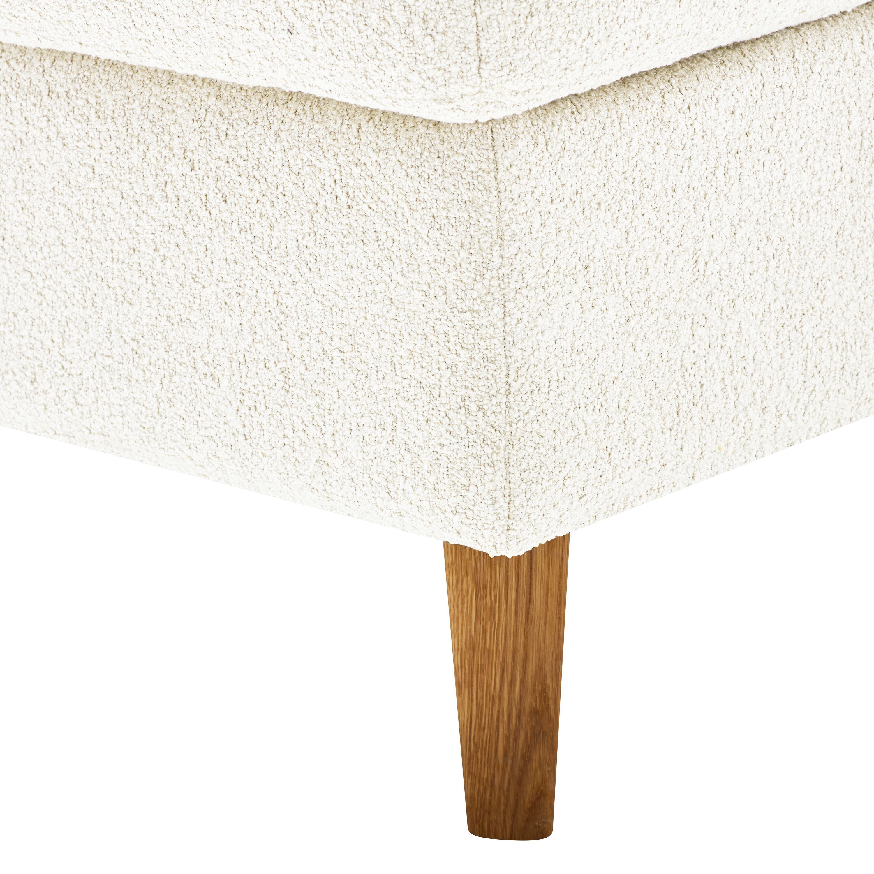 DIENER B St Enna 2.5er Sofa Otto R weiss - Weiss / B: 279.0 cm x T: 225.0 cm x H: 81.0 cm