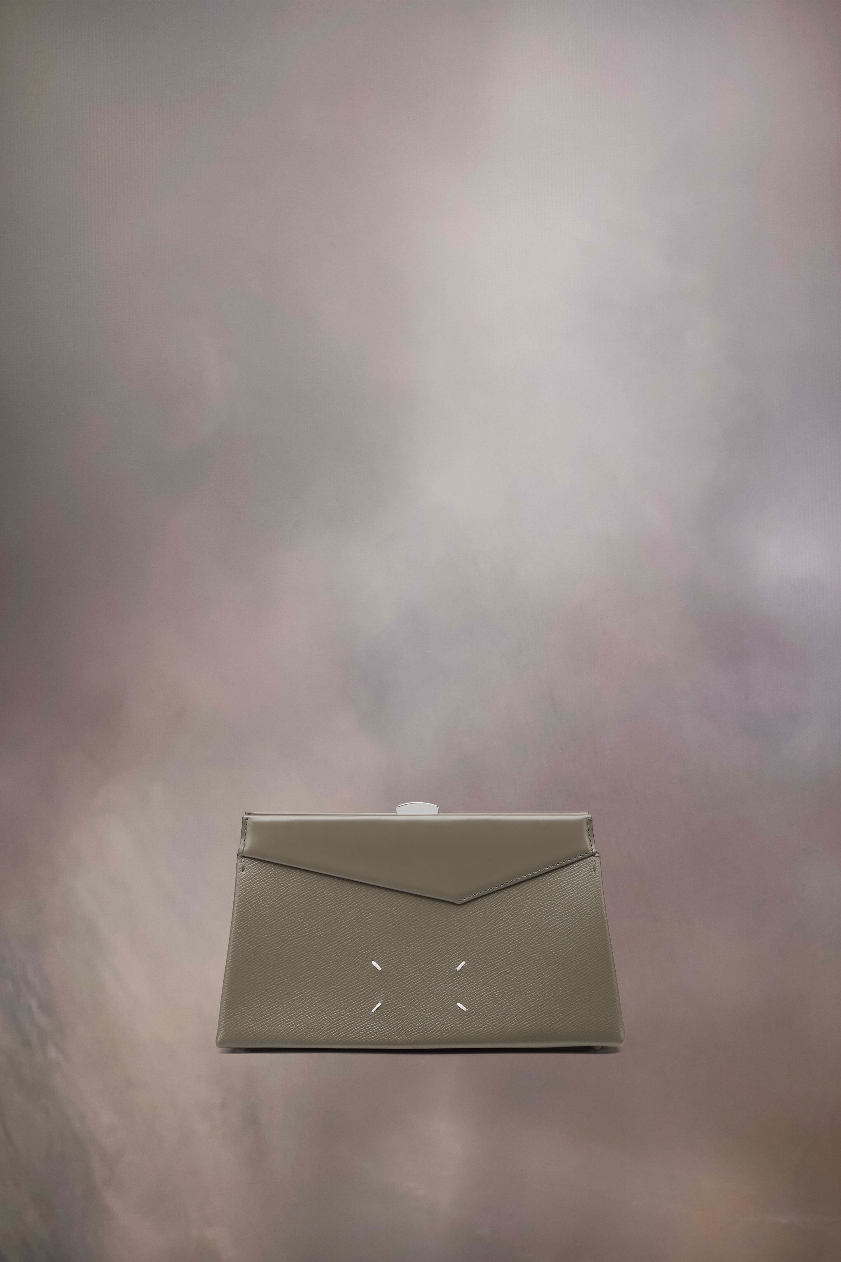 SNATCHED SHOULDER CLUTCH BAG SMALL Gris foncé