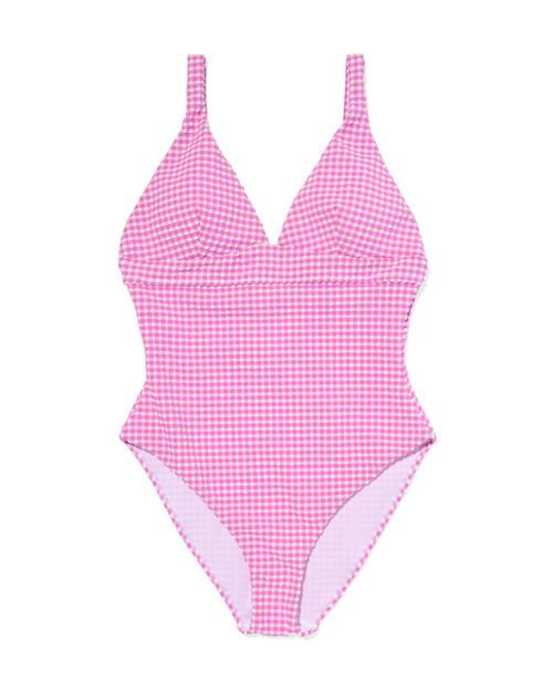 maillot de bain femme fermeture dans le dos corail
