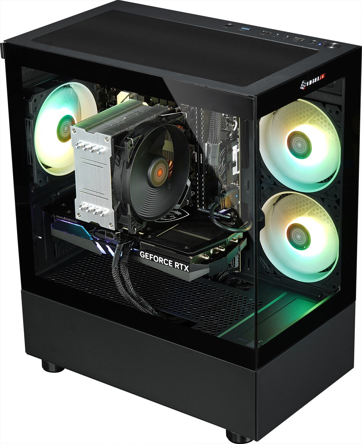 Gaming PC InvaderXS V AMD Ryzen 7 5700X, 32GB DDR4, NVIDIA RTX 4060 8 GB, 2TB SSD, Windows 11