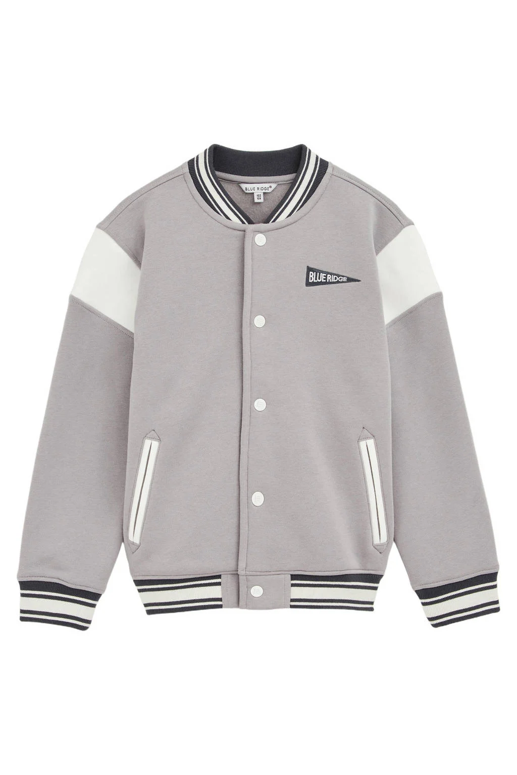WE Fashion Blue Ridge bomberjack grijs