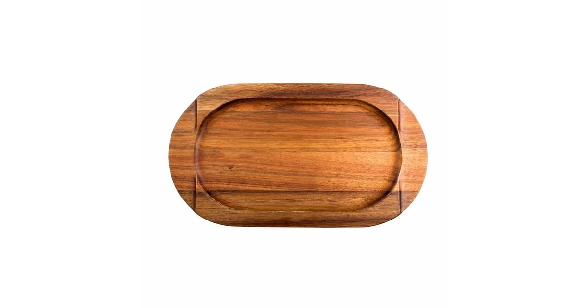 VictoriaAcacia plank voor Serveerschaal 34 x 17 cm onderzetter  (Houtkleur)