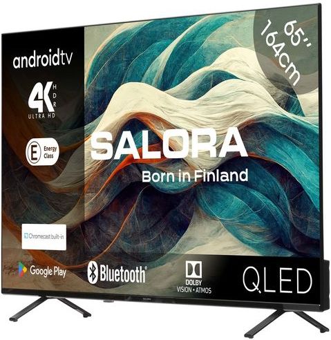 Salora - 65QLED320 - Smart Televisie - QLED - 65 Inch - 4K Ultra HD