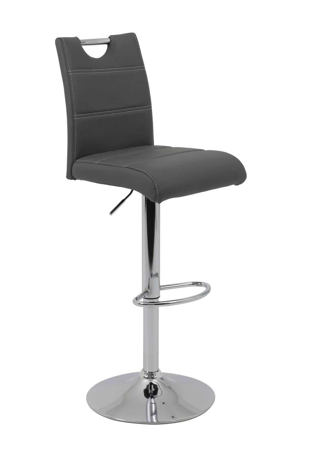 Barhocker MIRANDA L 2er Set dunkelgrau
