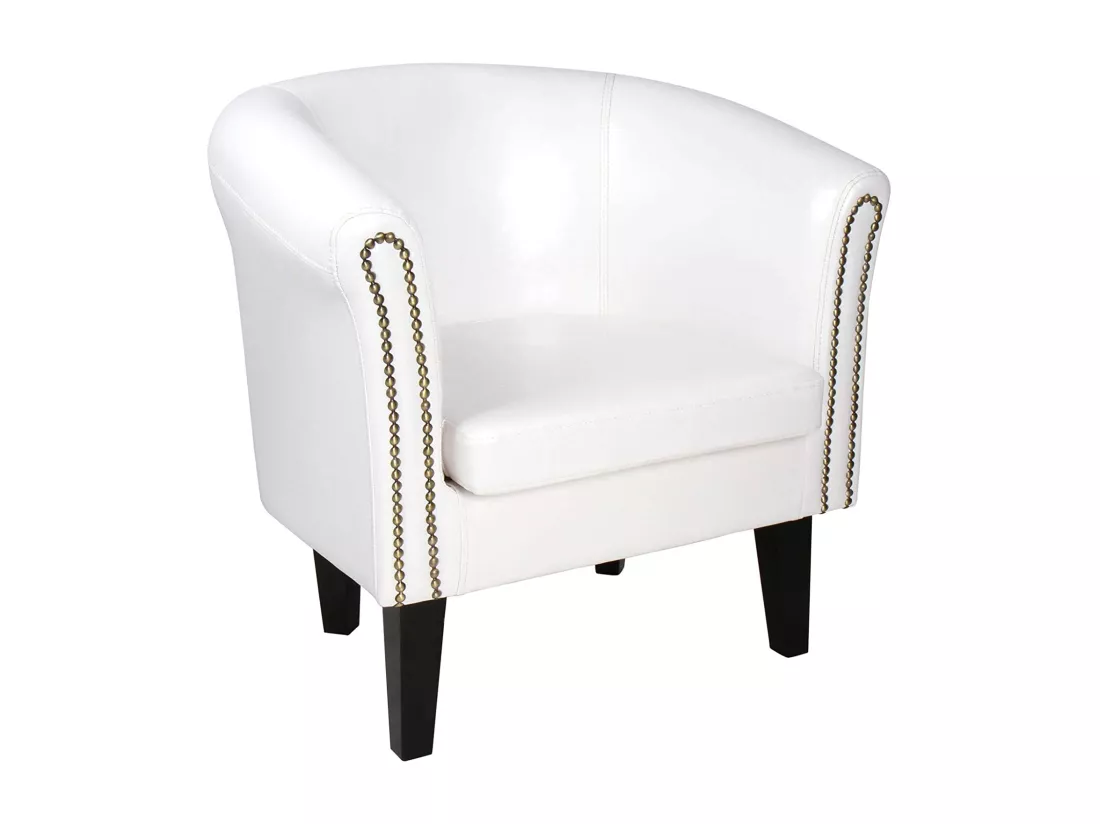 Fauteuil chesterfield avec repose blanche 58 x 70 x 71 cm 01_0000101