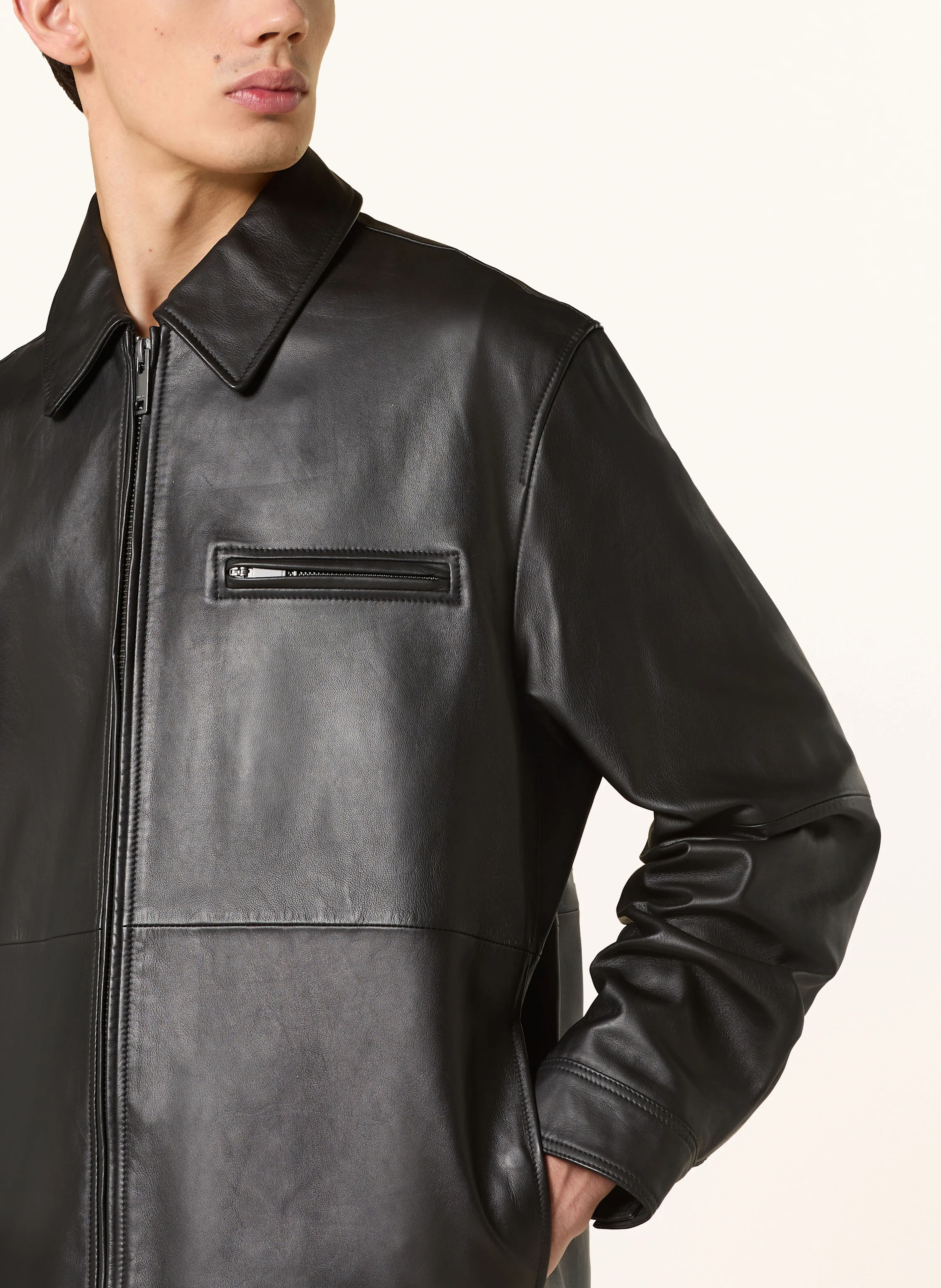 HUGO Lederjacke LARKOT