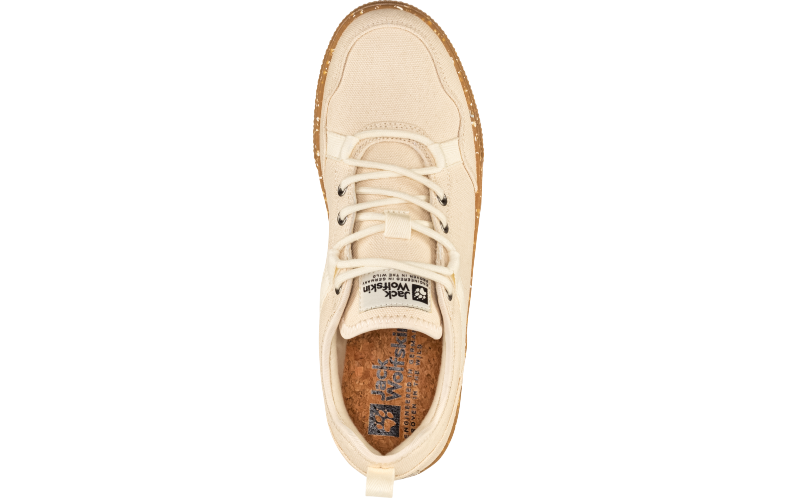 Jack Wolfskin Ecostride 3 Low Herren Sommerschuhe cotton white