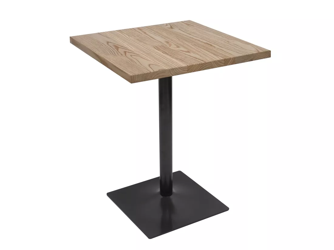 Table de bistrot MCW-H10, brun clair