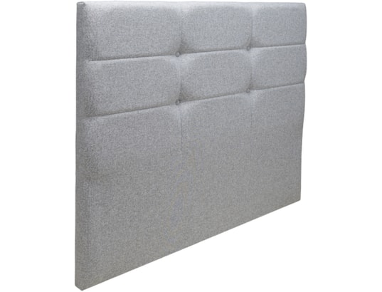 MERINOS - Tête de lit Cozy chine gris clair 160cm (170cm finie)