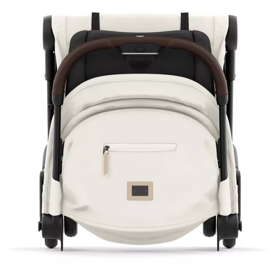 cybex PLATINUM Buggy Coya Chrome Dark Brown Off White inklusive Babyschale Cloud T I-Size Mirage Grey und Adapter