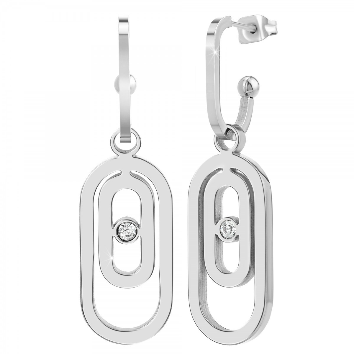 Boucles d'oreilles SC Crystal ornées de Zirconium