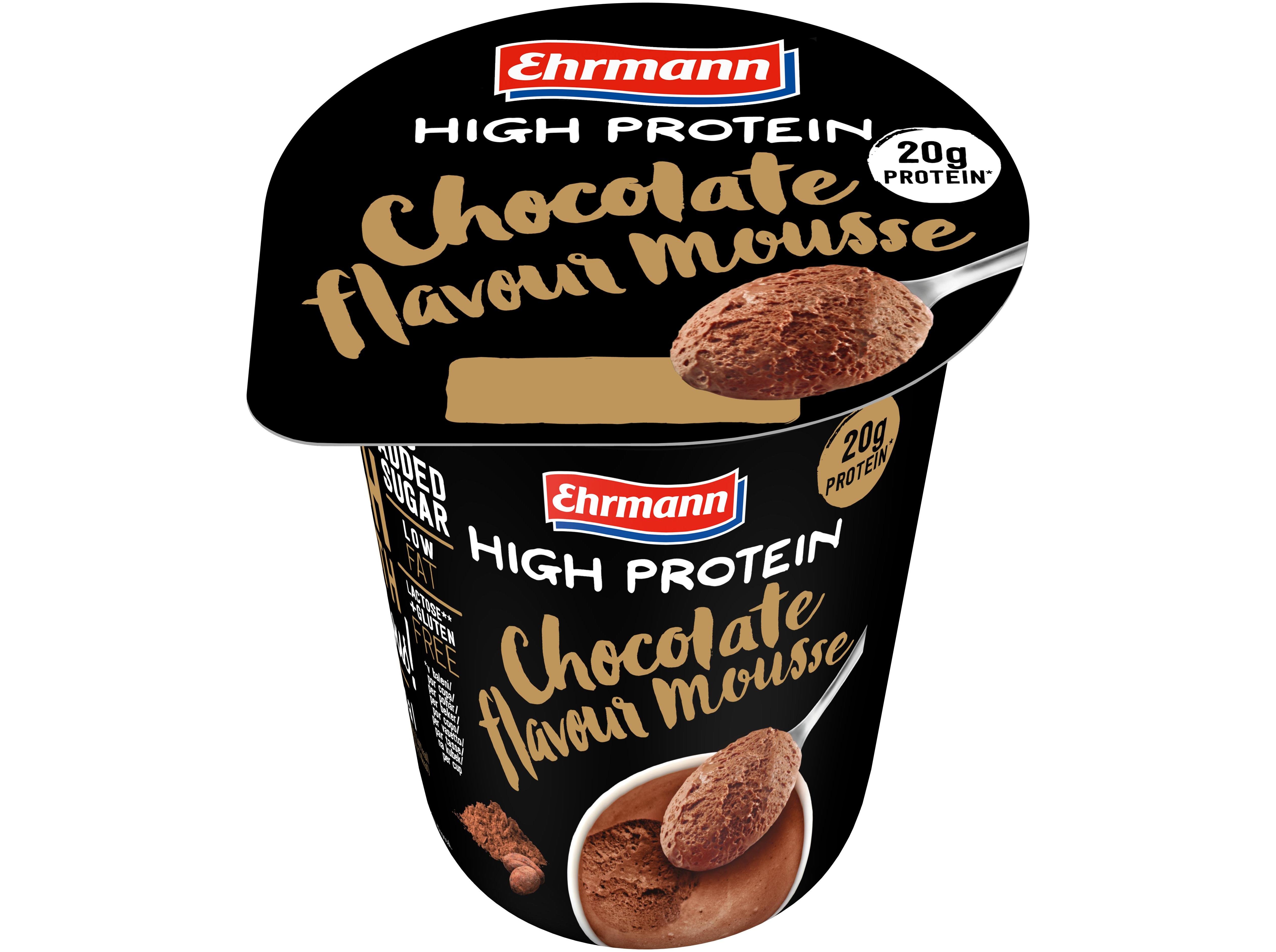 MOUSSE EHRMANN CHOCOLATE MAIS PROTEÍNA 200G