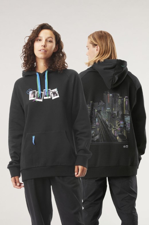 Picture Bam Hoodie Black