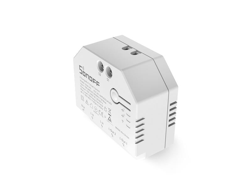 SONOFF WiFi-Rolladenaktor DUALR3 2-fach Steuermodul für Leuchten, Geräte und motorisierte Anlagen