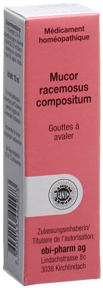 SANUM Mucor racemosus compositum Tropfen 5 D 10 ml