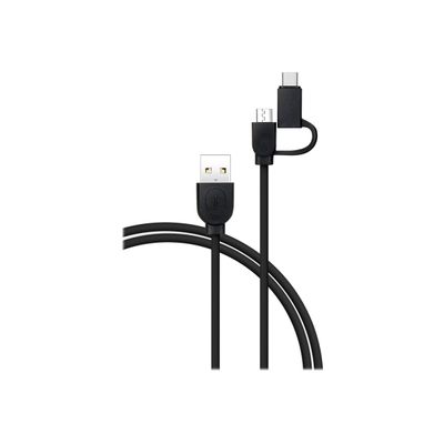 Bigben - câble de charge et de synchronisation USB A/micro USB & USB C - 1.2 m