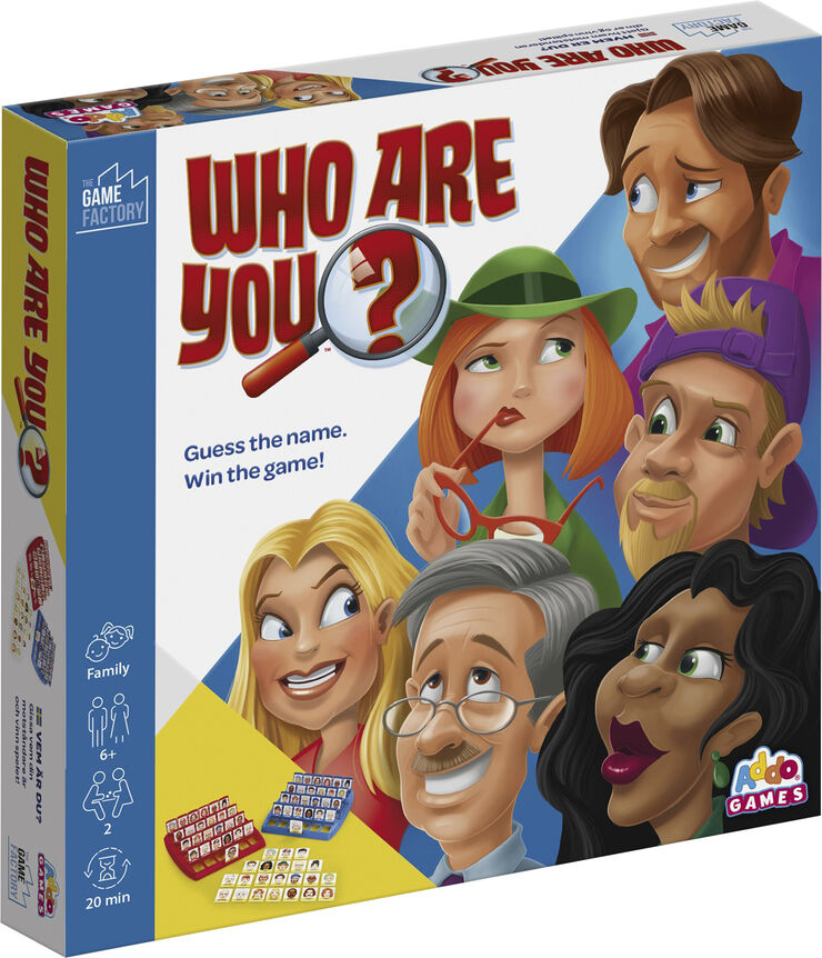 The Game Factory Who are you ? Rød & blå