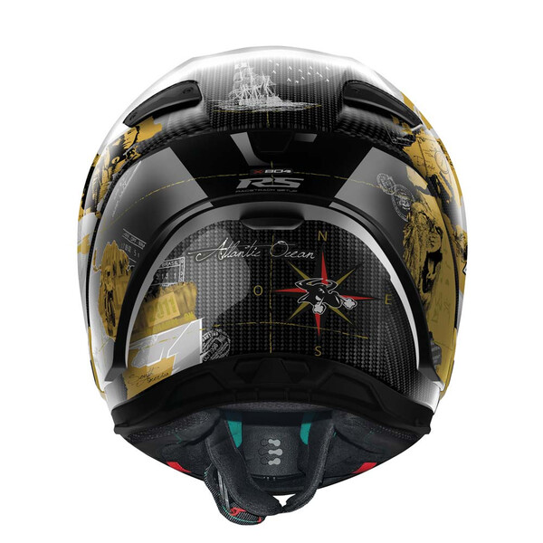 Nolan - Casque X-804 RS Ultra Carbon Replica C. Checa Carbone / Or