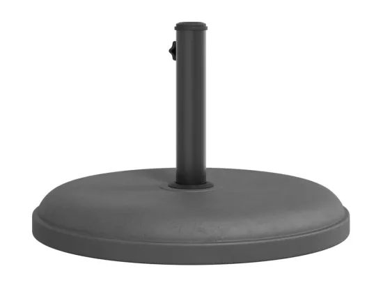 Base de parasol pour mats ?32/35/38 mm 25 kg rond