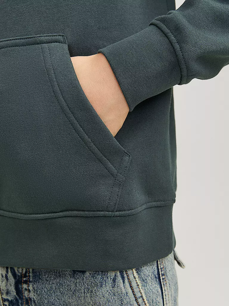 JACK & JONES Jungen Kapuzensweater - Hoodie JORVESTERBRO dunkelgrün