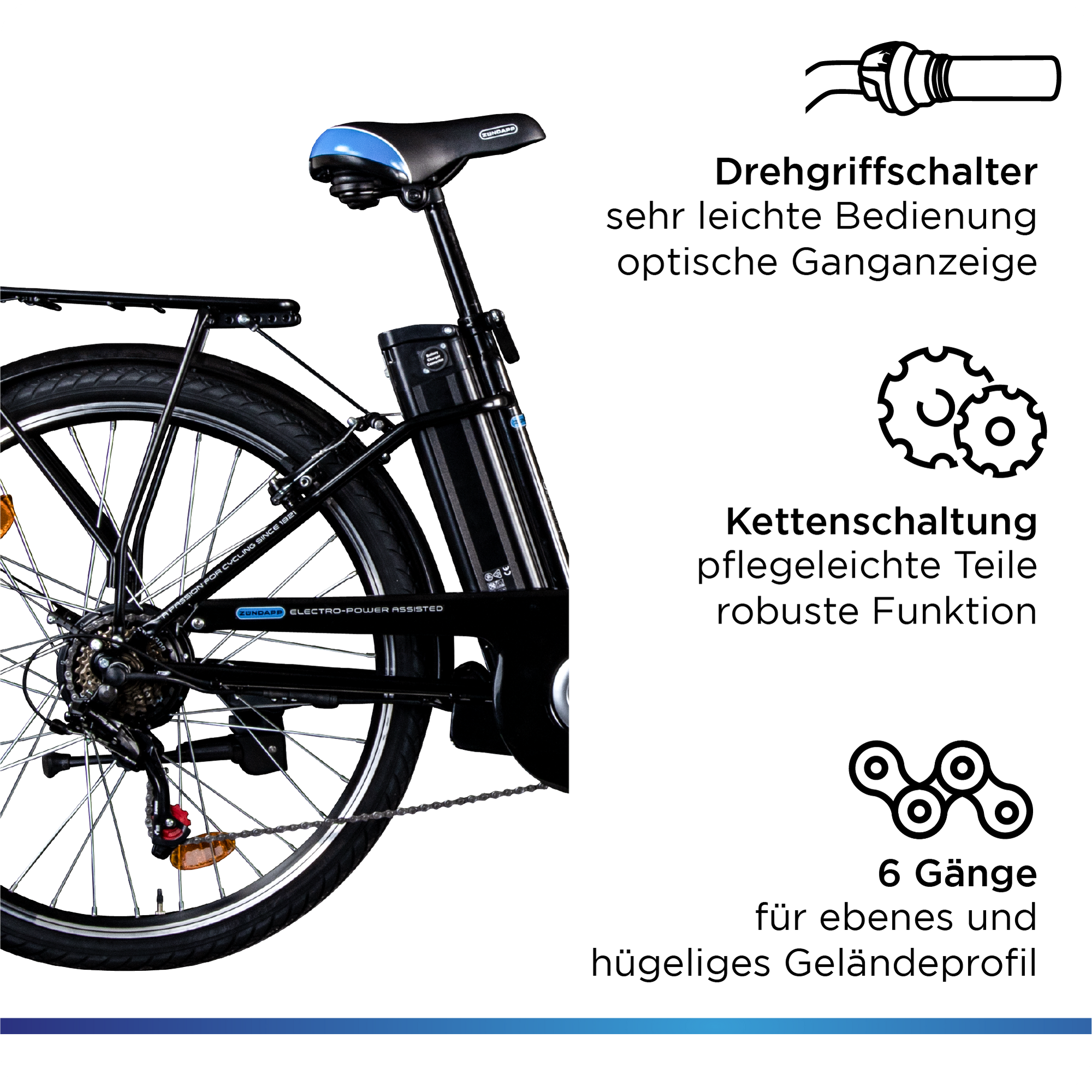 Zündapp Z505 E Bike Damen 26 Zoll Pedelec 150 - 185 cm Elektrofahrrad Damenfahrrad