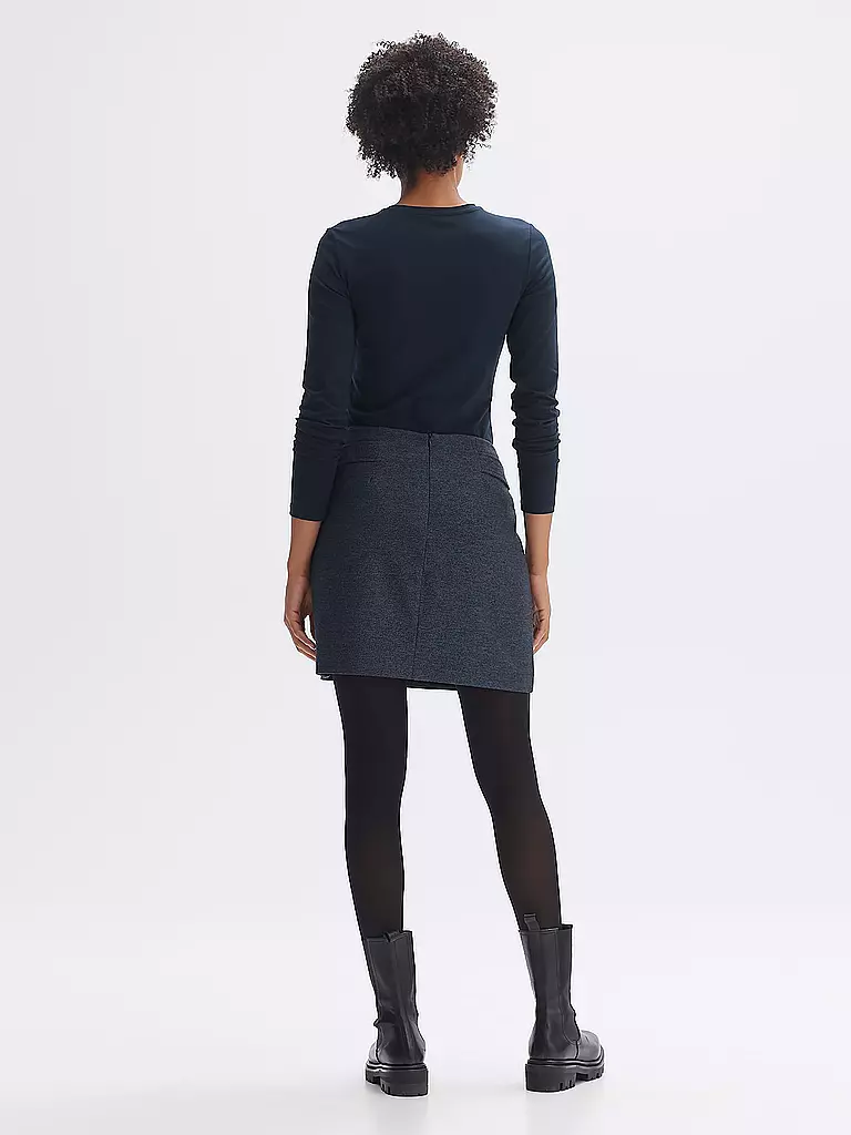 OPUS Minirock RABEA CANVAS blau