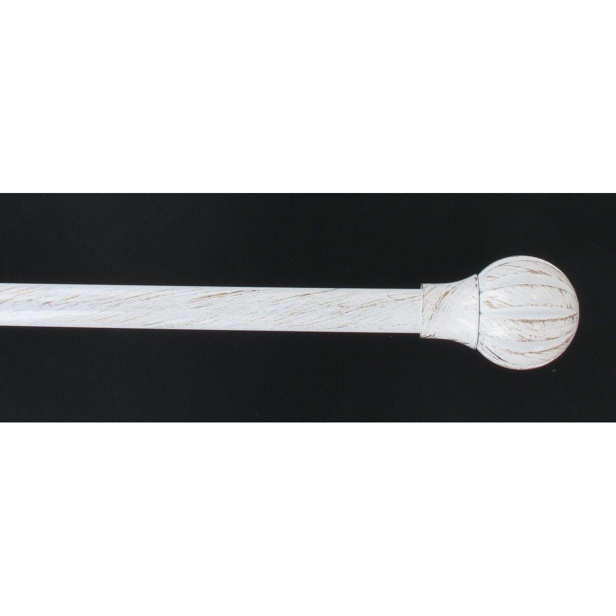 KIT EXT 120 210 CM D19 EMBOUT TOUCH OF ZEN BLANC OR