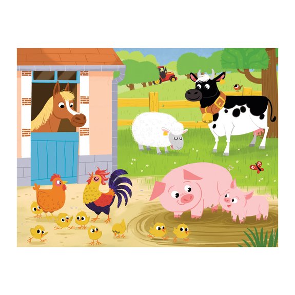 Puzzle 30 pièces - Mes amis de la ferme