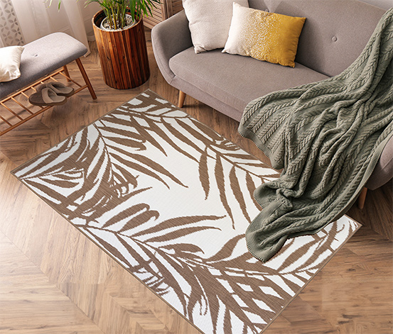 Outdoor-Wendeteppich »Palm Tree«, braun, ca. 120 x 160 cm