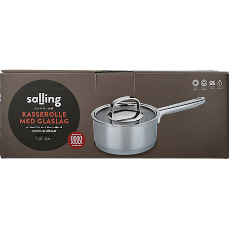 Salling kasserolle i rustfrit stål 1,8 L