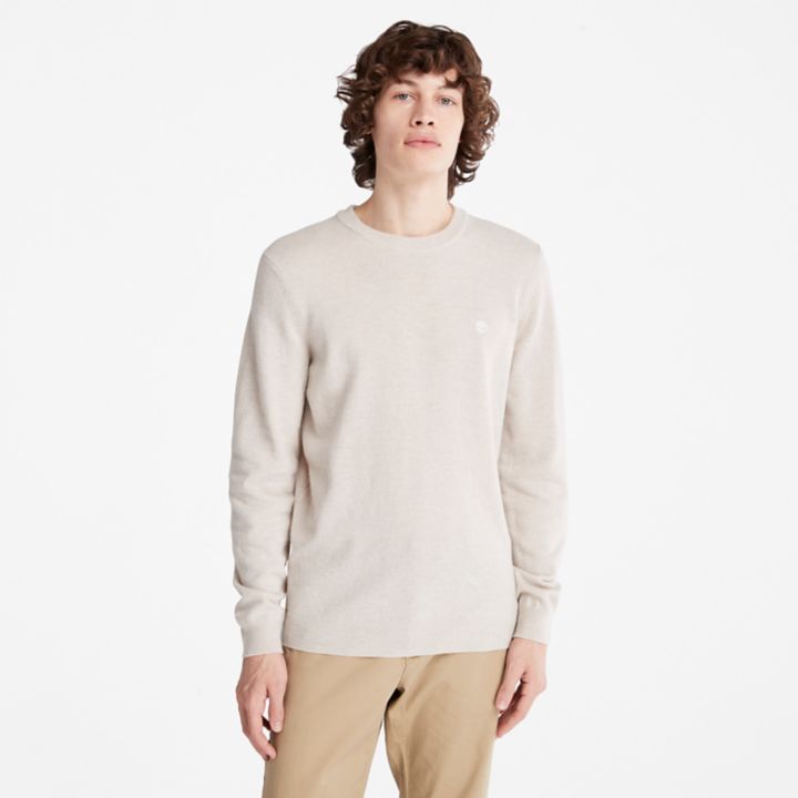 Suéter Cohas Brook de gola redonda para homem na cor cinza