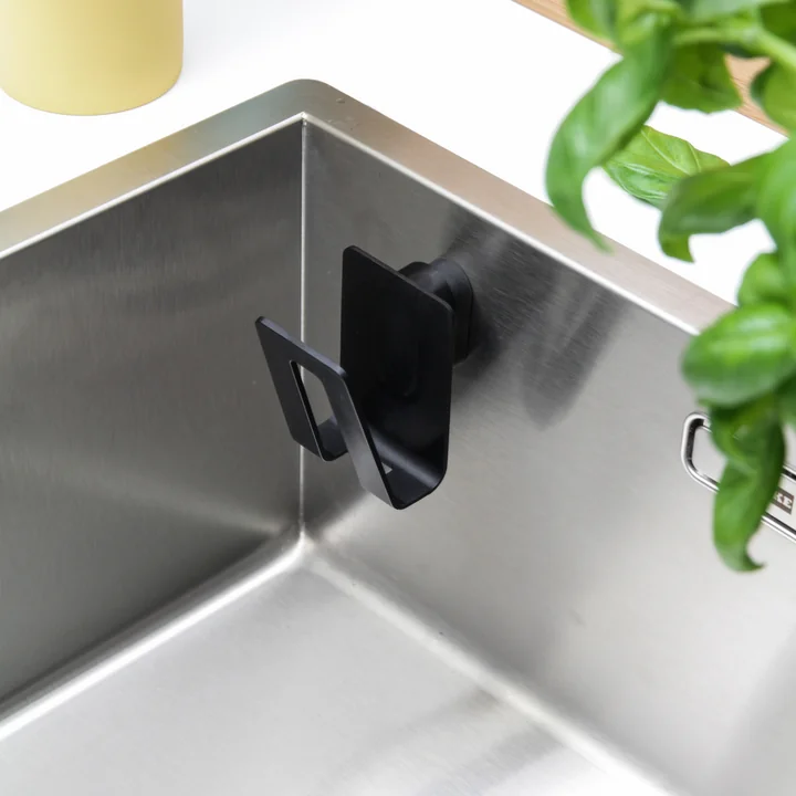 Happy Sinks - Multiholder für Schwamm oder Bürste, Edelstahl