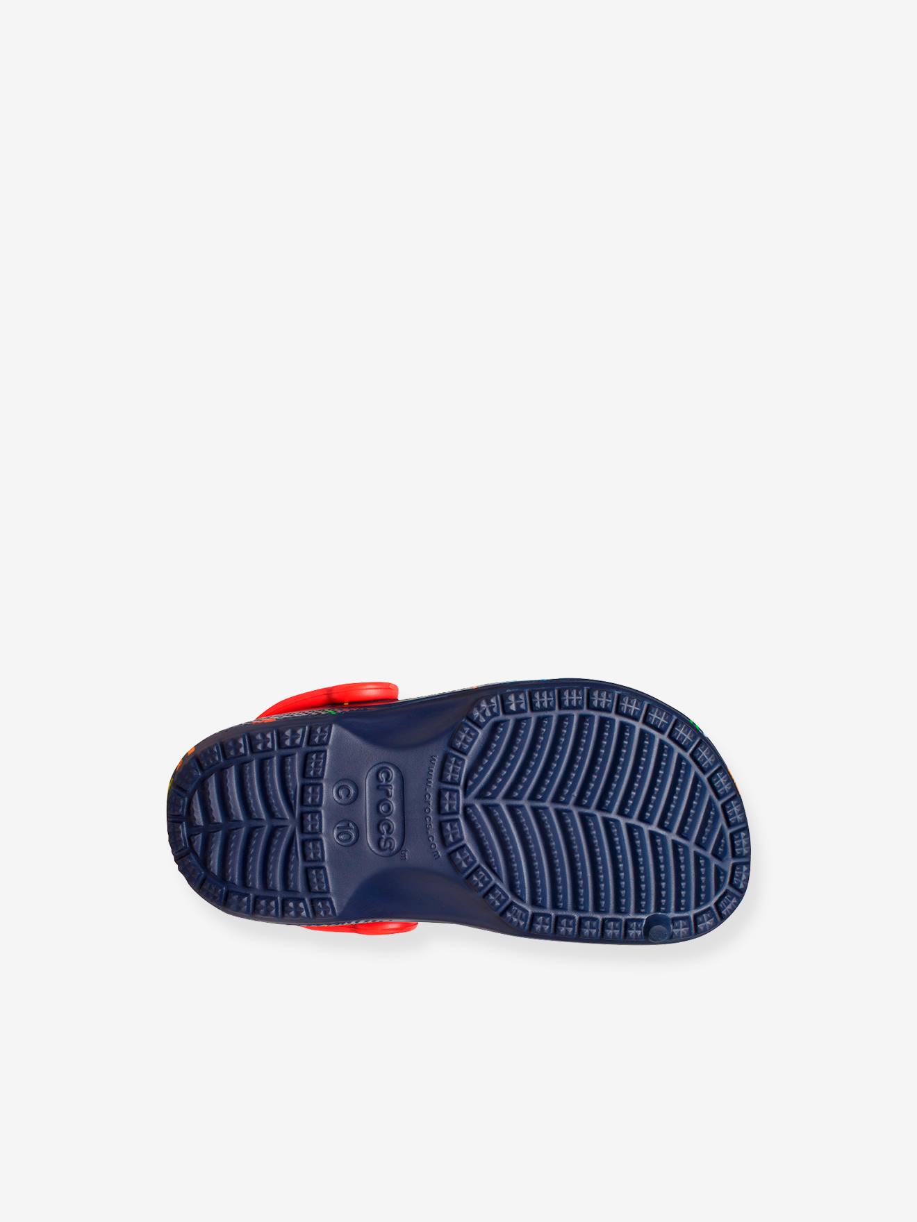 Tamancos Baby CroCS™ Classic Easy Icon, estampa azul escura