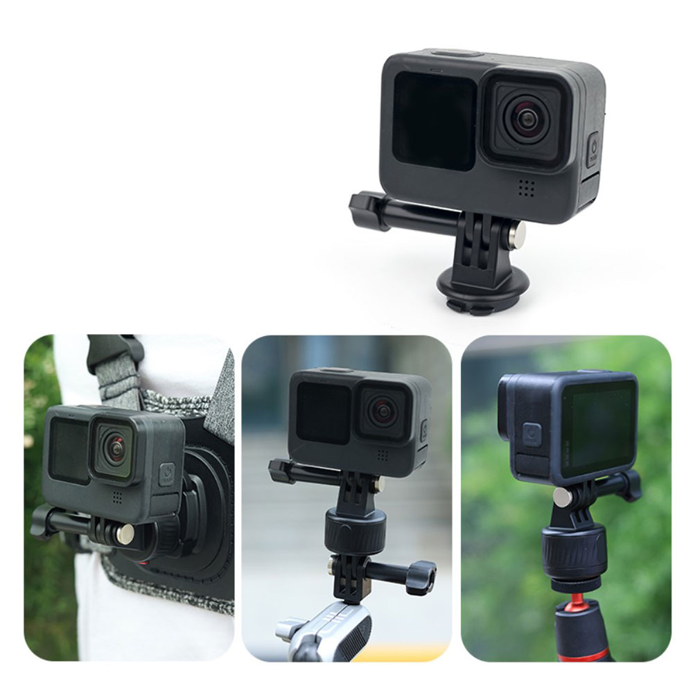 (3er Set) GoPro Magnetische Tripod Stativ Mount Adapter Halterung 1/4