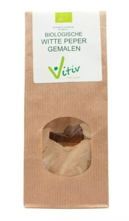 Vitiv Biologische Witte Peper Gemalen 40GR