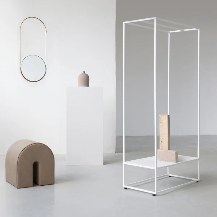 Kristina Dam Studio - Grid Garderobe, schwarz