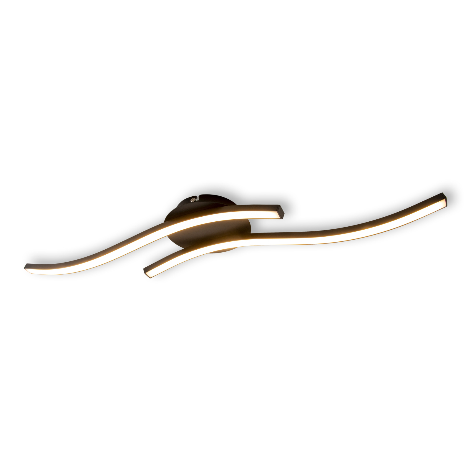 LED-Deckenleuchte ONDA - schwarz - 66 cm lang