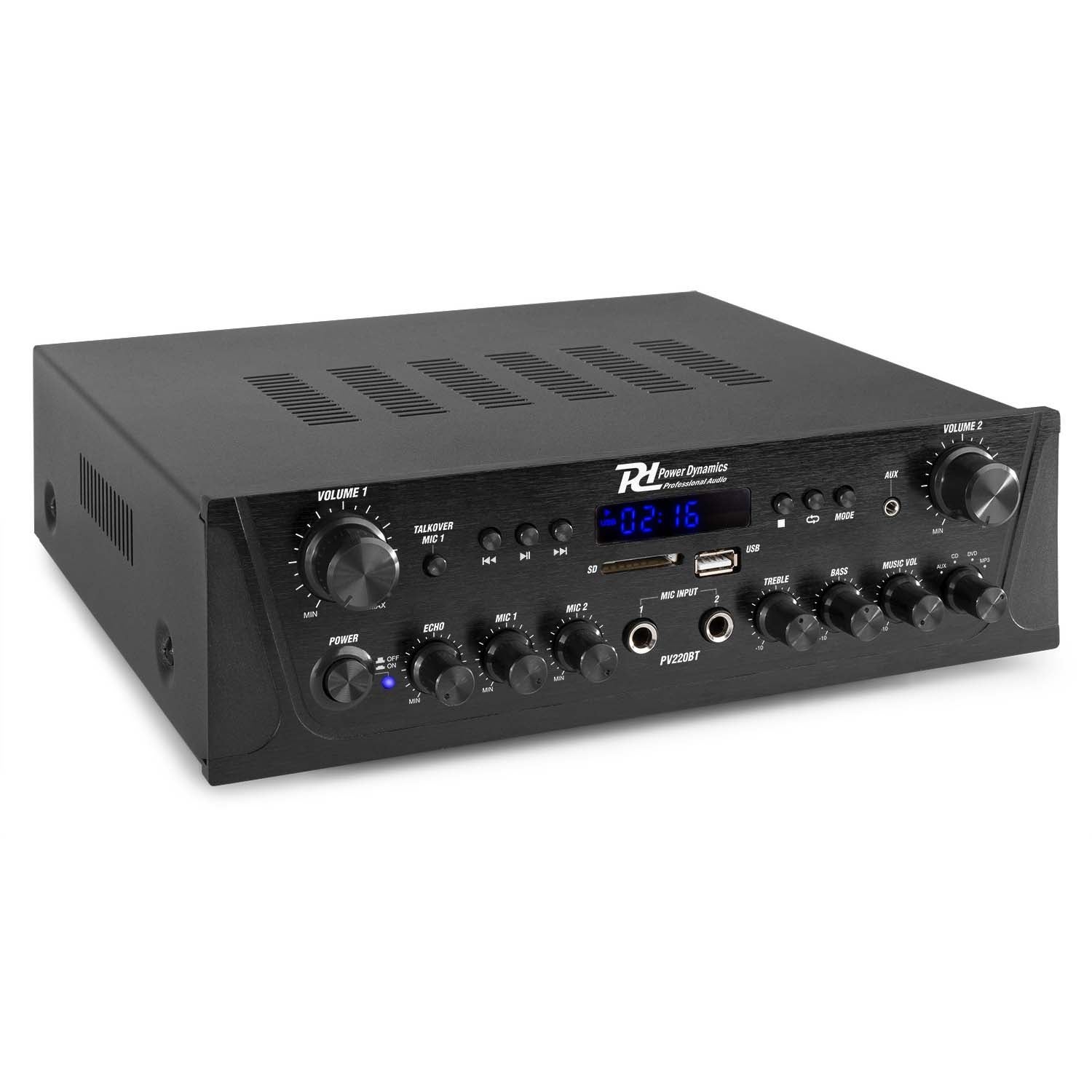 Power Dynamics PV220BT Bluetooth muzieksysteem 2x 50 Watt