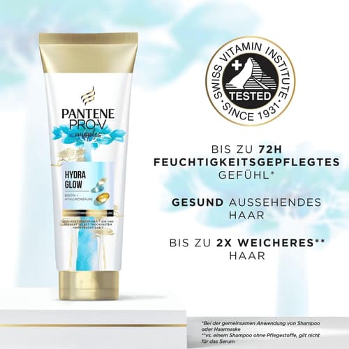 Pantene Pro-V Miracles Hydra Glow Feuchtigkeitsspendende Pflegespülung mit Biotin