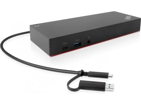 Lenovo ThinkPad Hybrid USB-C with USB-A Dock - Dockingstation - USB-C - 2 x HDMI, 2 x DP - 1GbE - 135 Watt - Campus