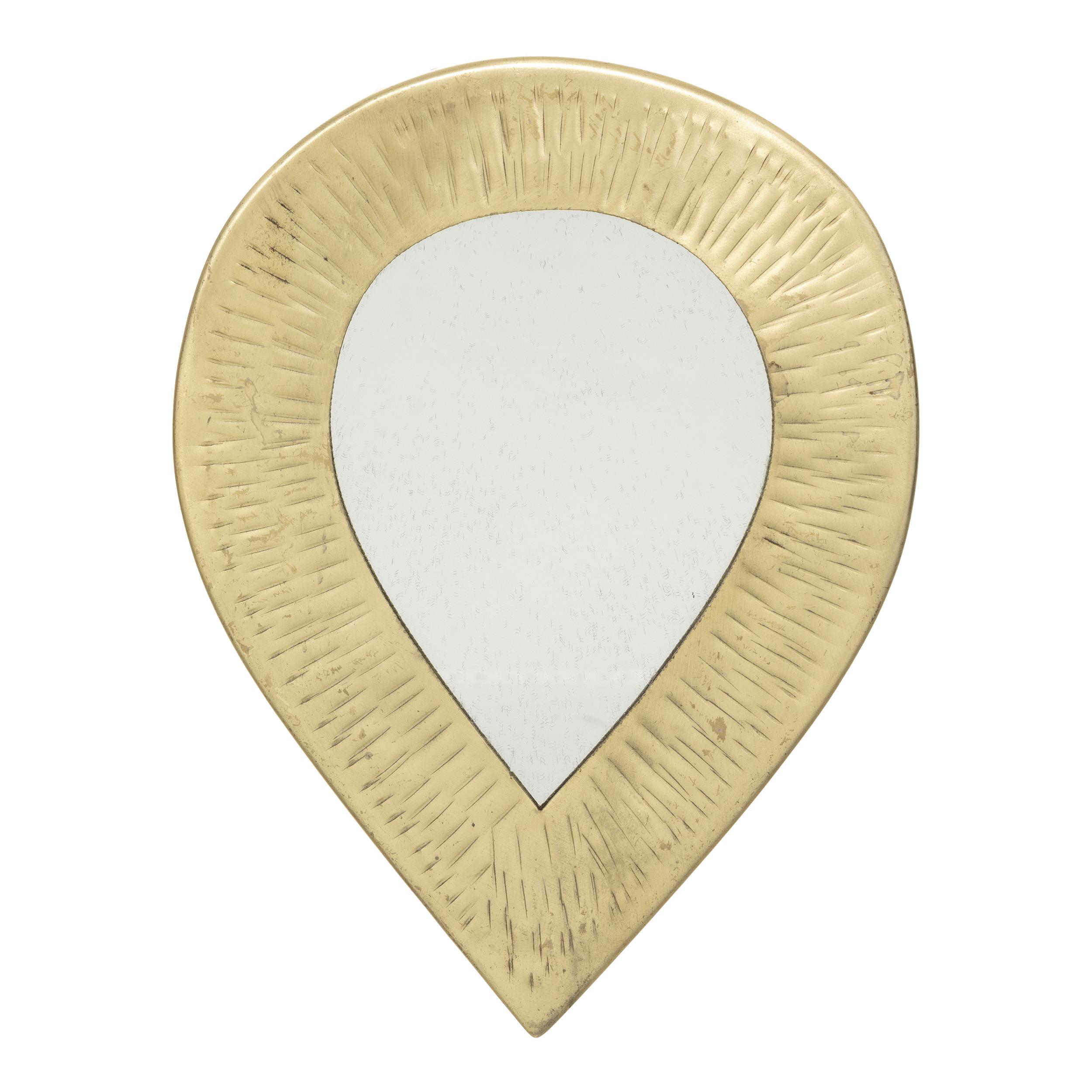MIROIR METAL MARTELE ROMY