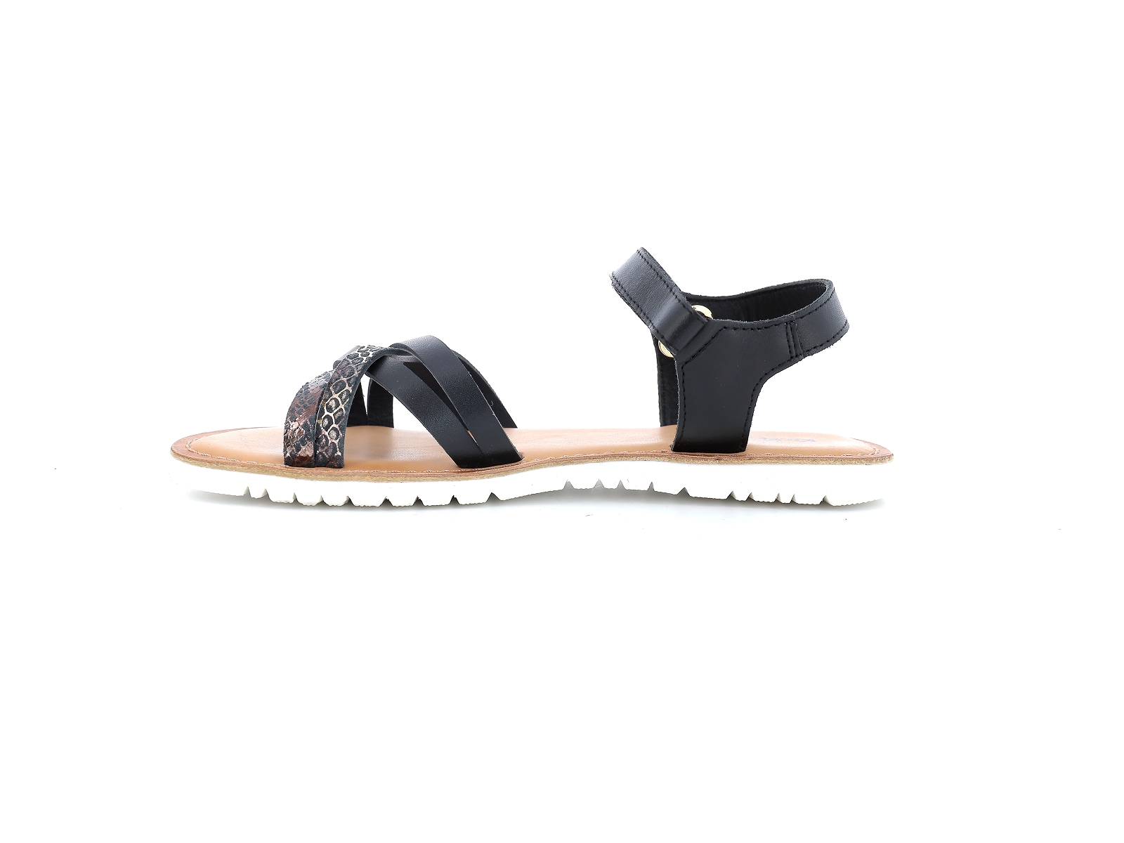 Kickers-BETTERNEW Cuir Noir Bronze