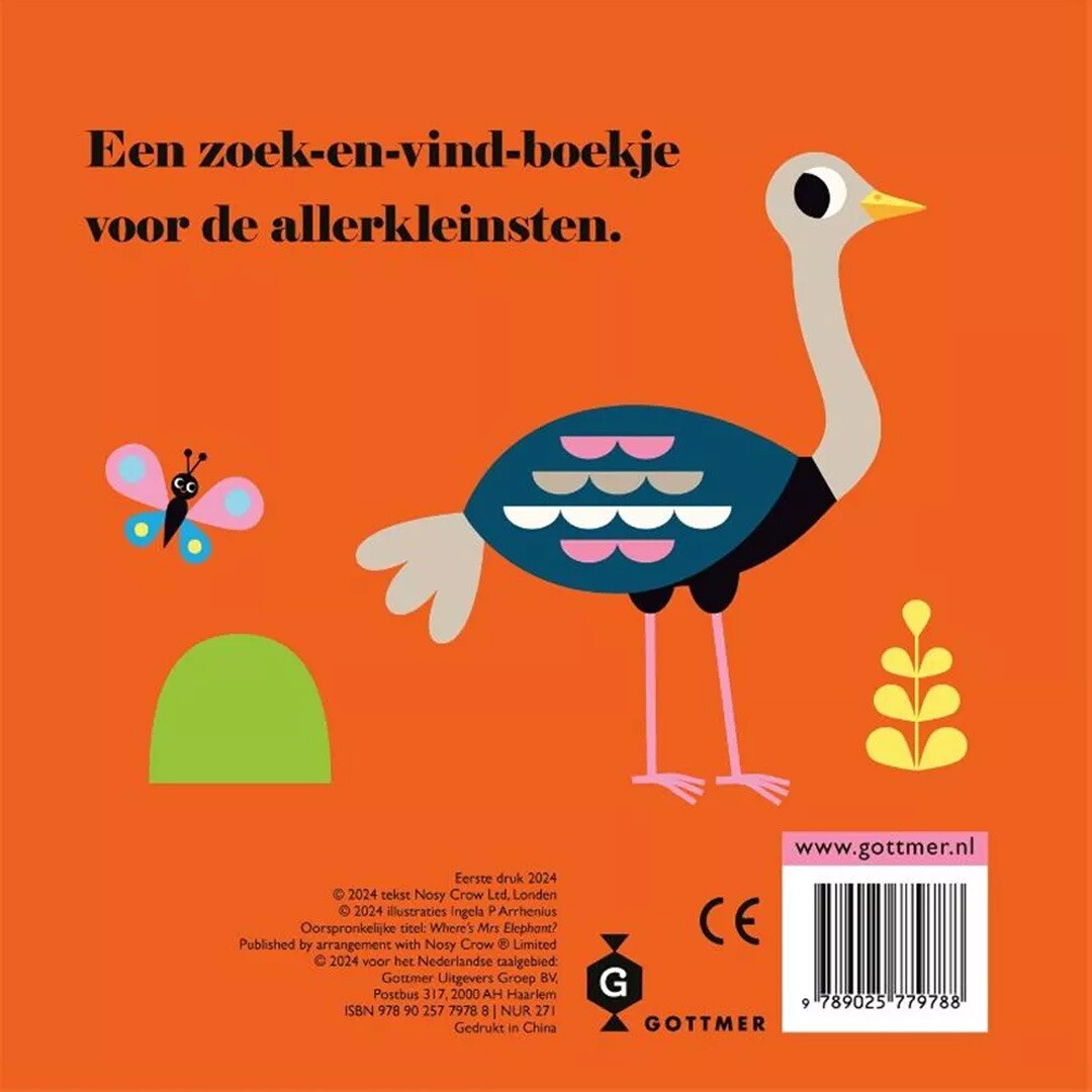 Uitgeverij gottmer boek olifant, waar ben je?