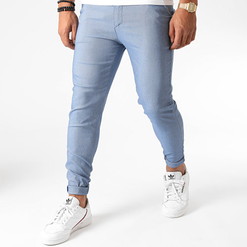 Pantalon Chino Bleu Clair