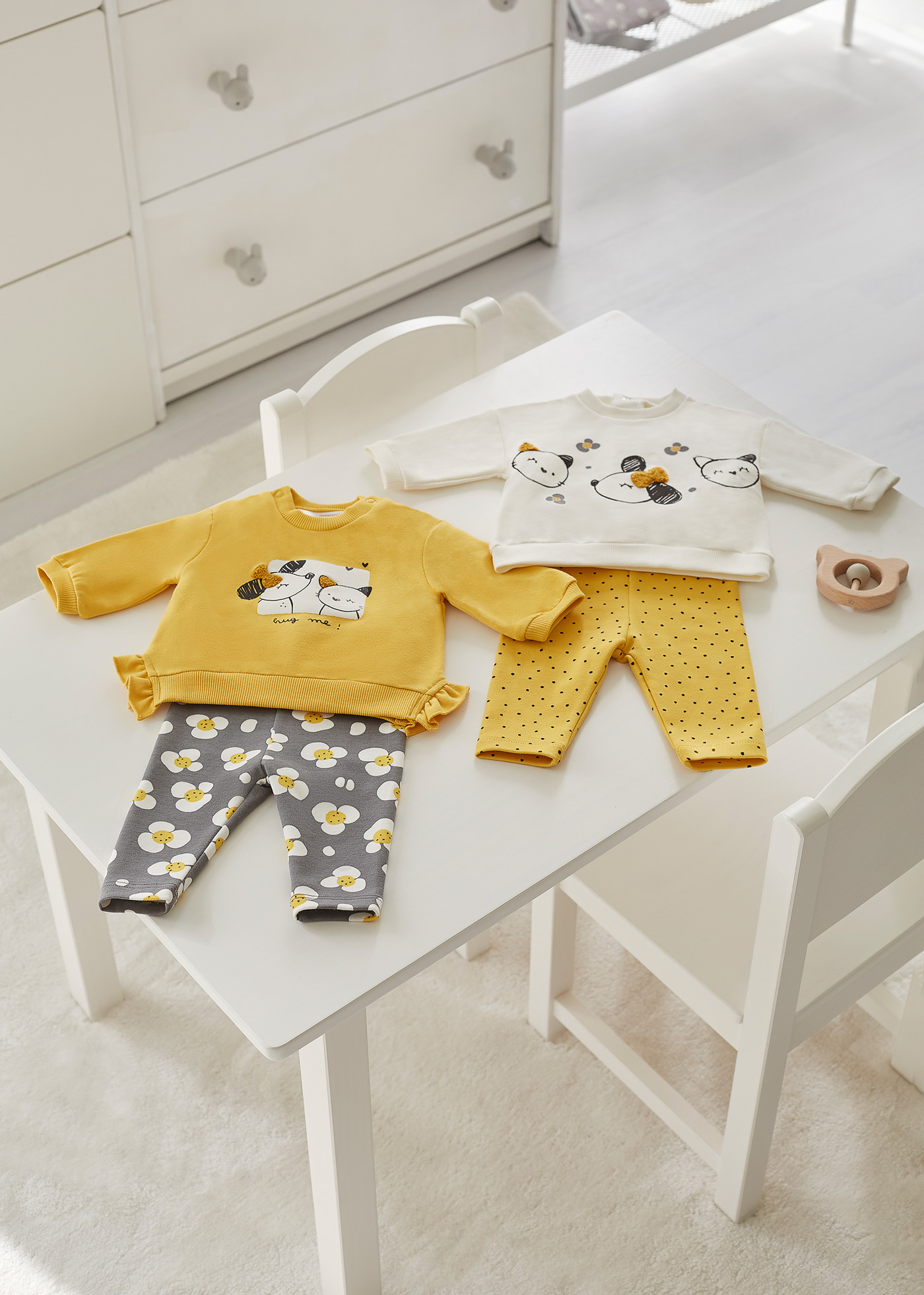 Conjunto de 4 peças Better Cotton para recém-nascidos