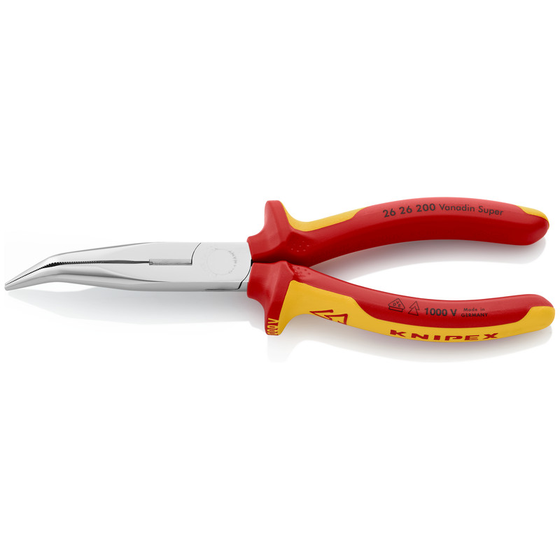 Knipex 2626 VDE telefoontang gebogen 200mm
