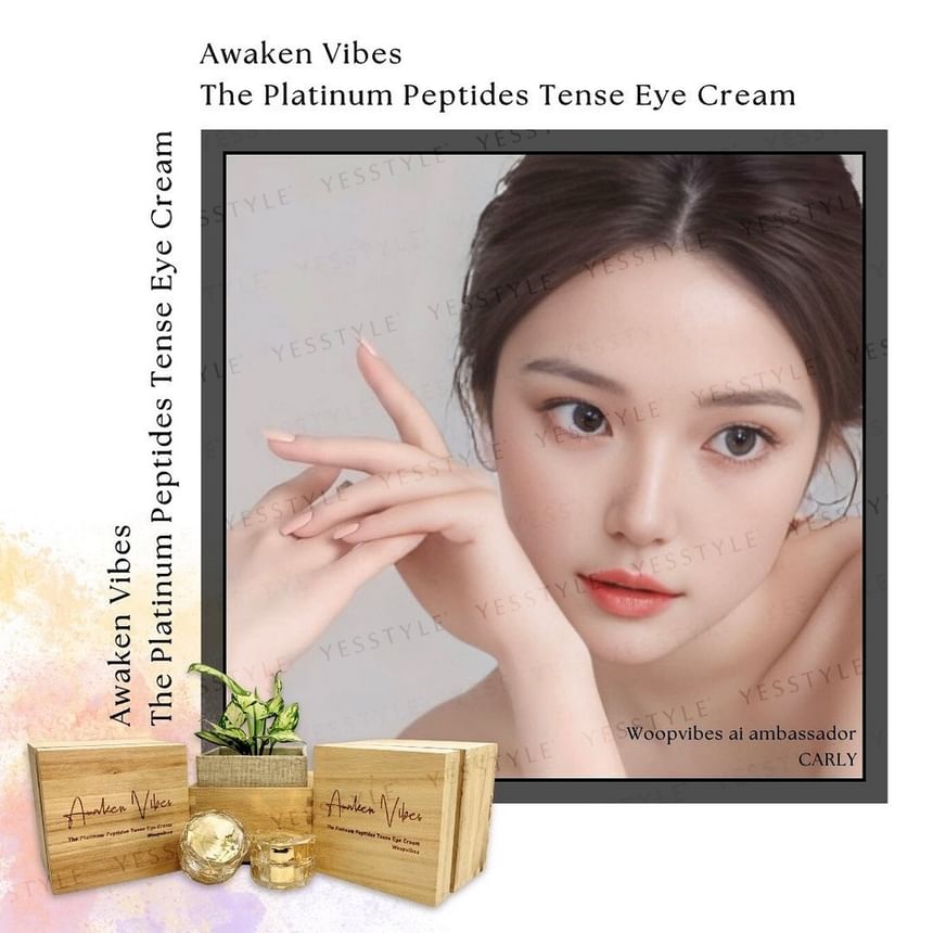 Woopvibes - Awaken Vibes De Platinum Peptides Tense Eye Cream